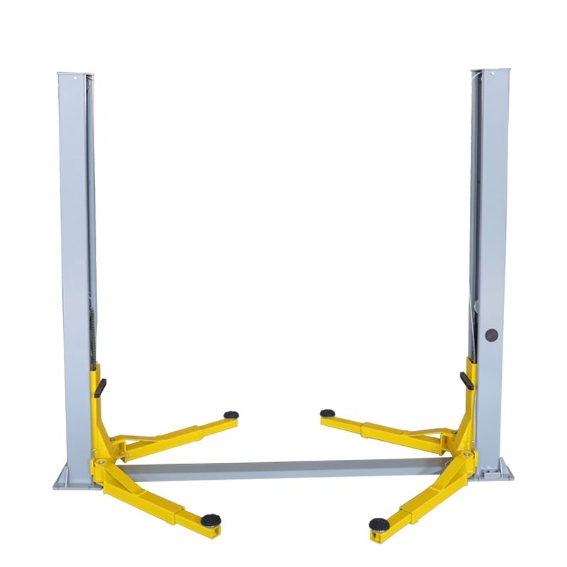 YingKou Manufacture  WZDM CE Safe Hydraulic Auto 4 Ton Portable 2 Post Car Lift Manual Lock Release Two Post Car Lift