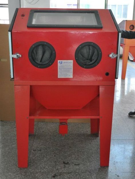 abrasive sandblasting cabinet 350LHeavy-duty Carbon Steel Material Cleaning Portable Sand Blasting Machine