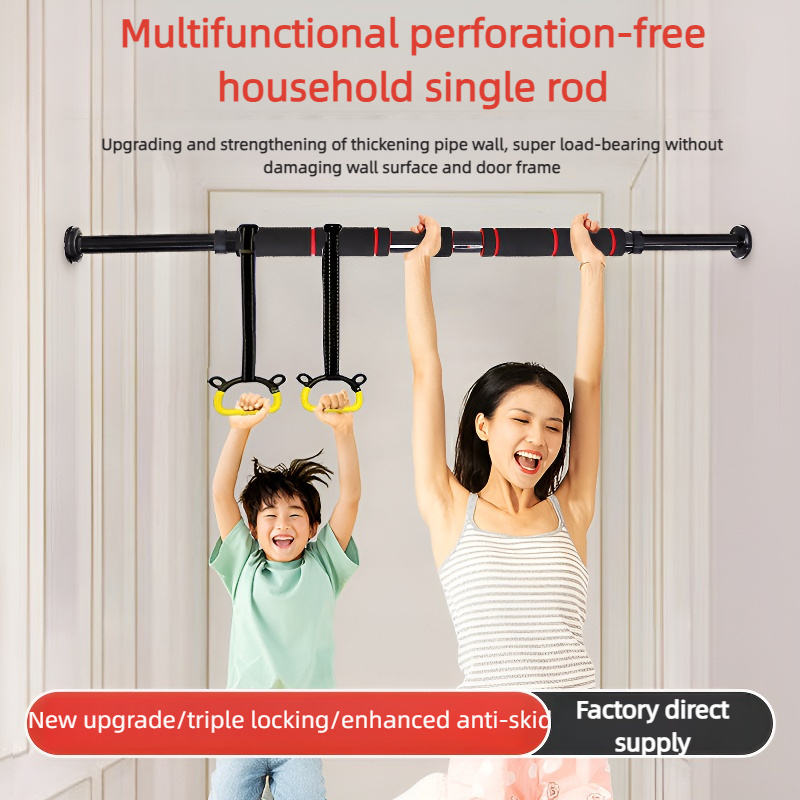 Door Chin Pull Up Bar Punching Free Gym Equipment Non Slip Horizontal Bar Pull Up Bar