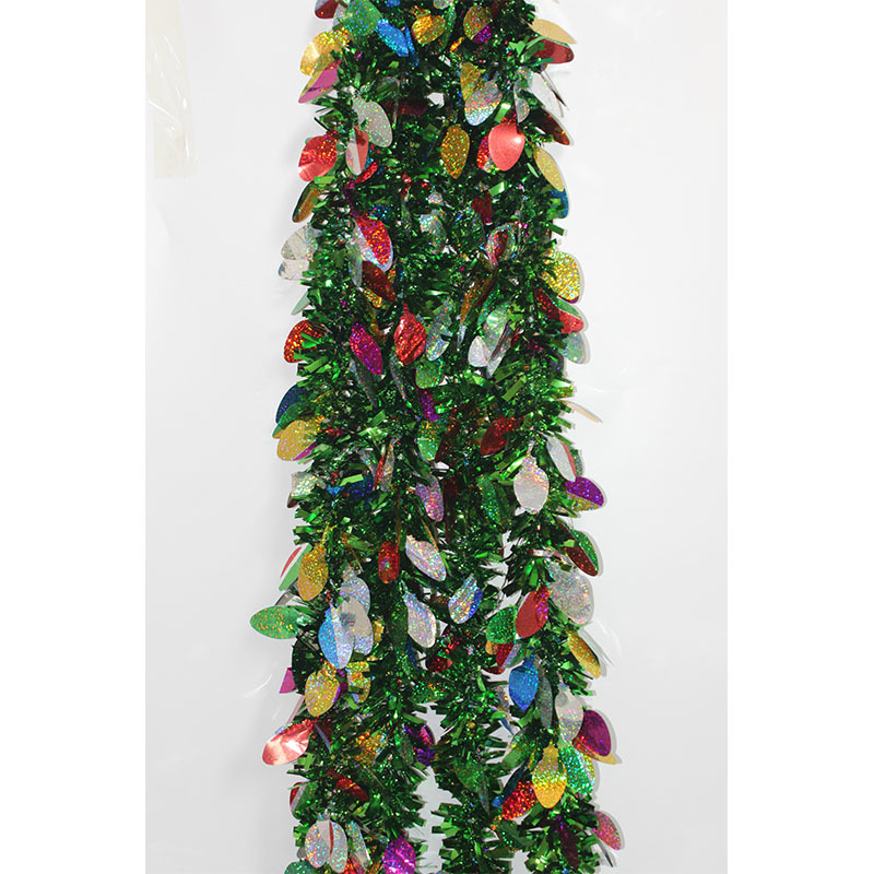 Christmas Halloween Decorations Glitter Tinsel Garland Outdoor Party Decoration Supplies Tinsel Garland