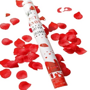 Ecofriendly Event&Party Supplies Confetti Cannon Rose Petals Wedding Handheld Confetti Shooters Cannon Party Poppers