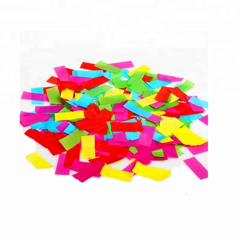 55*17 mm Rectangle Tissue Paper Confetti Used for Concert Night Club and Crazy Party