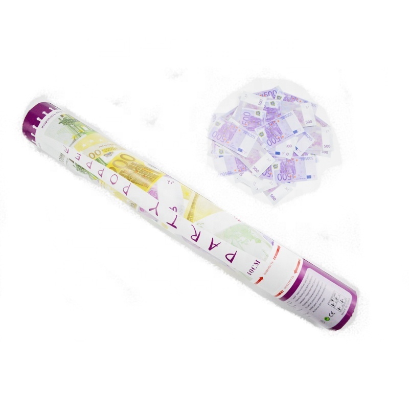 Handheld Custom Celebrate Paper Shooter Confetti Cannon Popper with Money Confetti