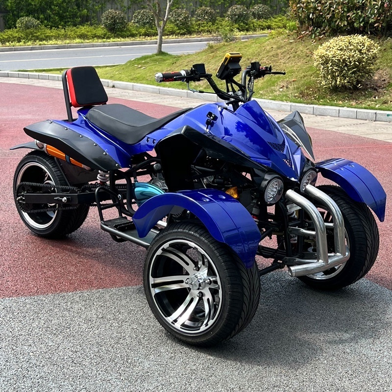 Quad bike Motorcycle ATV 14 inch Automatic 200cc Inverted Tricycle ATV