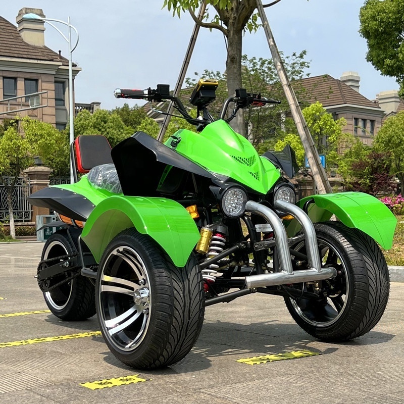 Quad bike Motorcycle ATV 14 inch Automatic 200cc Inverted Tricycle ATV