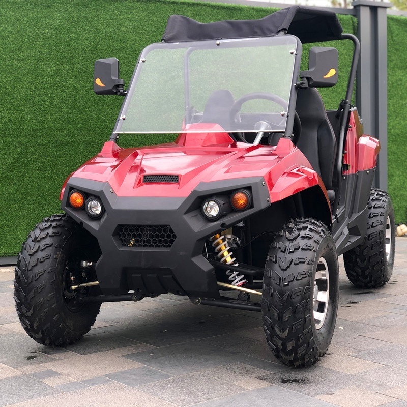 Gas 200cc Four-wheel Drive Cargo ATV Adult Farm Trailer UTV