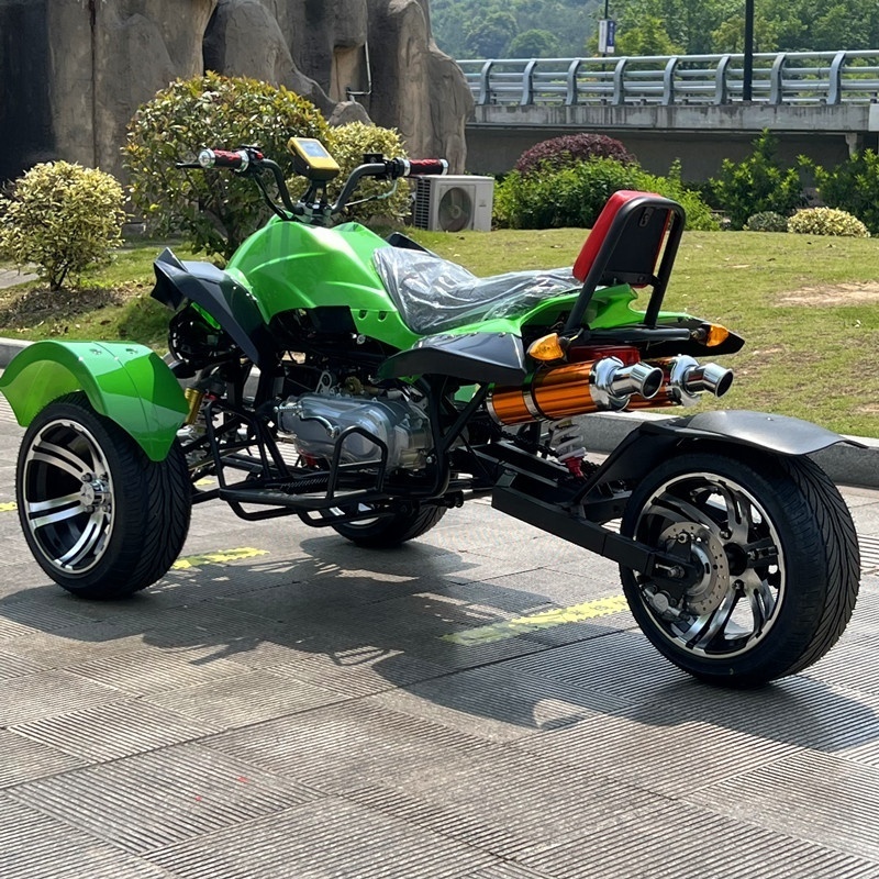 Quad bike Motorcycle ATV 14 inch Automatic 200cc Inverted Tricycle ATV