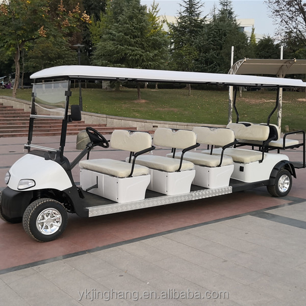 Hot sale 12 passenger Golf buggy Electric Scooter  for sightseeing , hotel shuttle cart with CE certificate