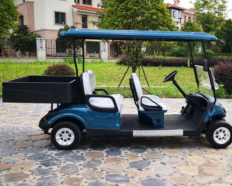 4 passenger 48v golf cart with cargo box