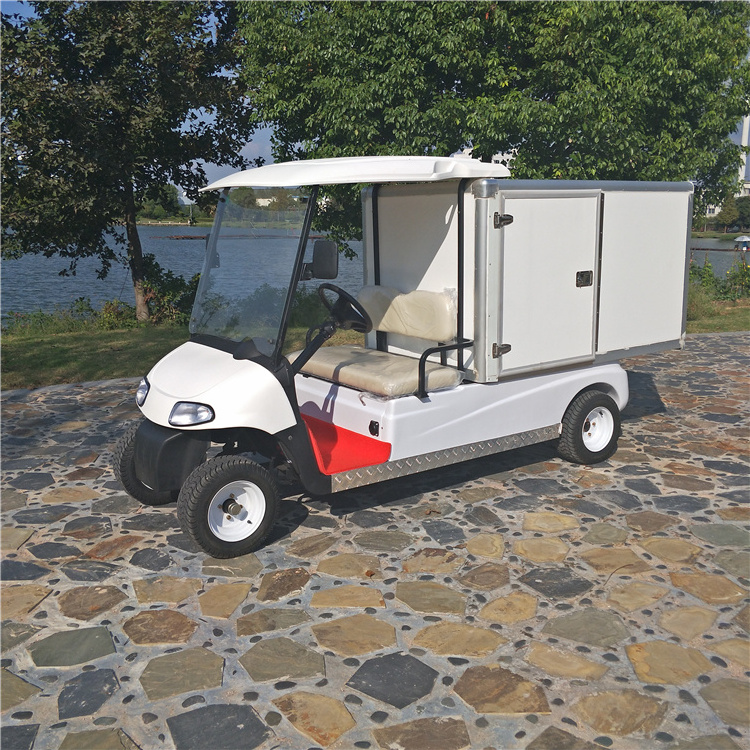 China made CE certified electric golf cart with box cargo