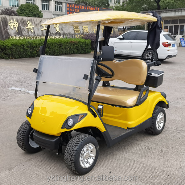 Electric go kart for adults two seater Sightseeing golf car mini hunting