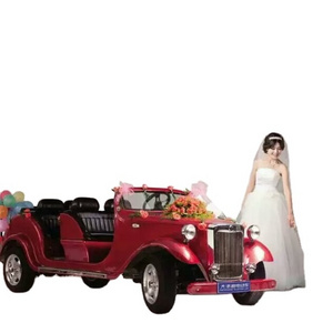 2 or 4 seat Chinese cheap mini electric car, antique car with CE for sightseeing