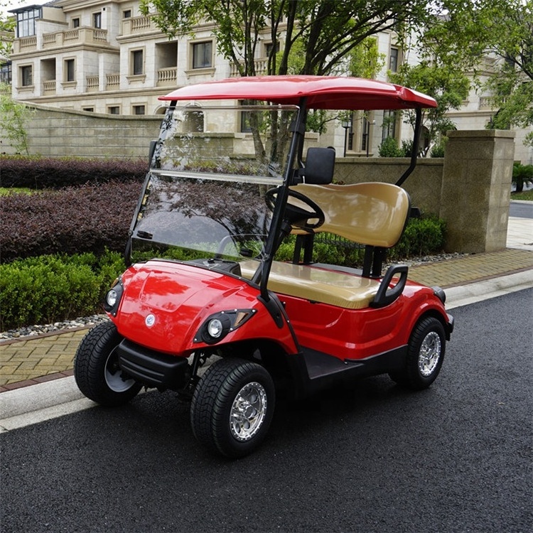 Made in China with CE certified low speed 4 wheel 2 seater electric golf cart