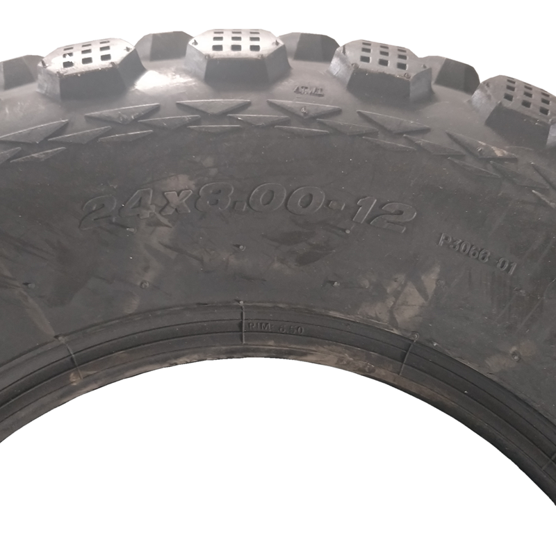 24x8.00-12 vacuum off road tires for golf cart