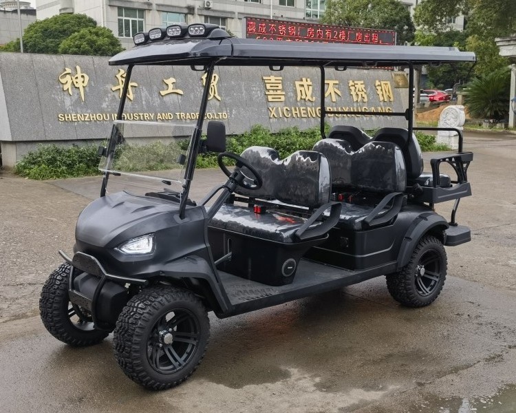 jinghang chinese good quality 6 seater gas powered golf cart with 300cc engine