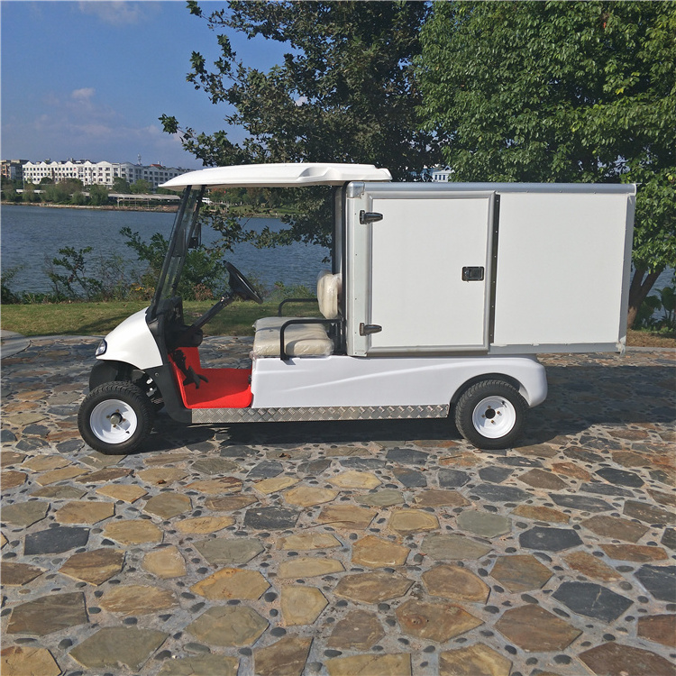 China made CE certified electric golf cart with box cargo