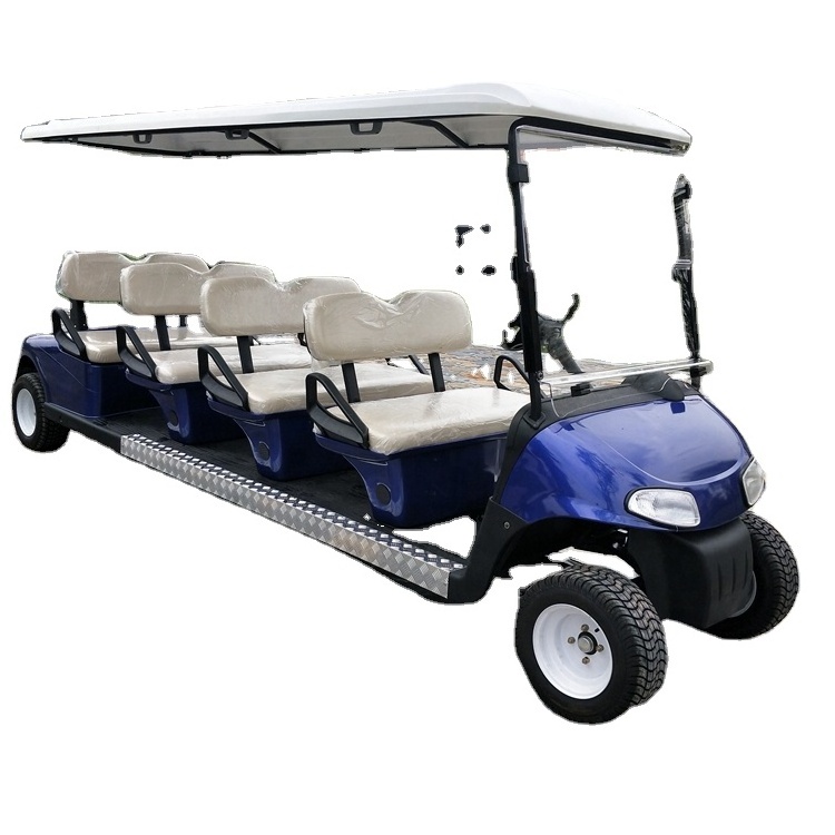 Hot sale 12 passenger Golf buggy Electric Scooter  for sightseeing , hotel shuttle cart with CE certificate