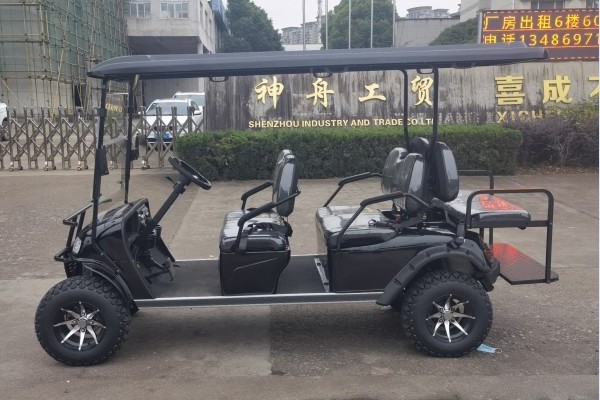 powerful 4 Wheel Drive 6 seater electric Golf Cart/4x4 drive 4wd cargo golf cart with lithium battery and off road tyres