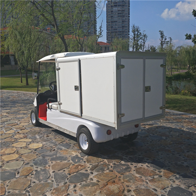 China made CE certified electric golf cart with box cargo