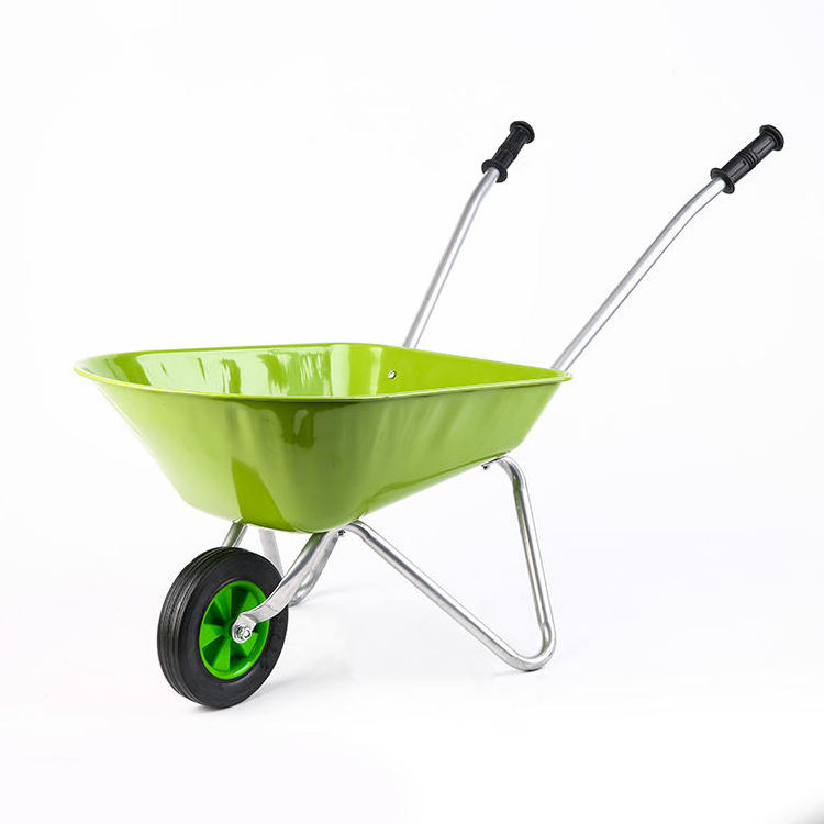 Heavy duty steel tray wheelbarrow cheapest metal garden wheelbarrow