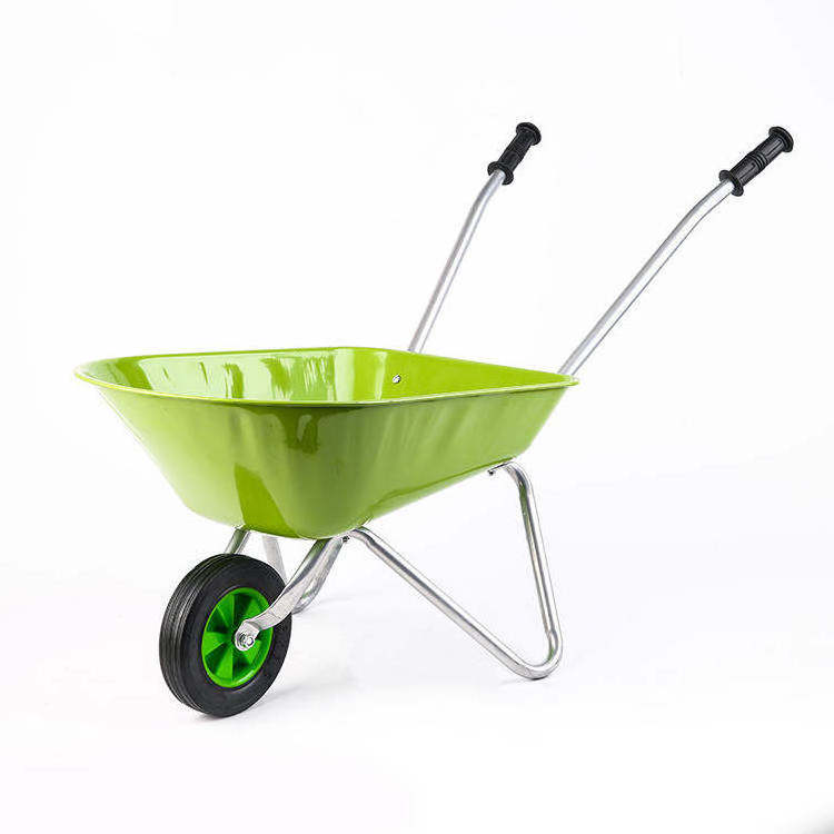 Large wheelbarrow with tray industrial heavy duty wheelbarrow