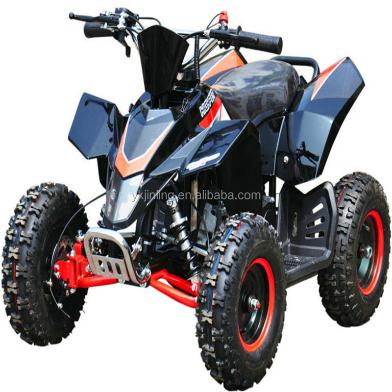 6inch 800W/36V brush motor off road 49cc mini quad bikes 4 wheeler electric atvs e utvs for kids