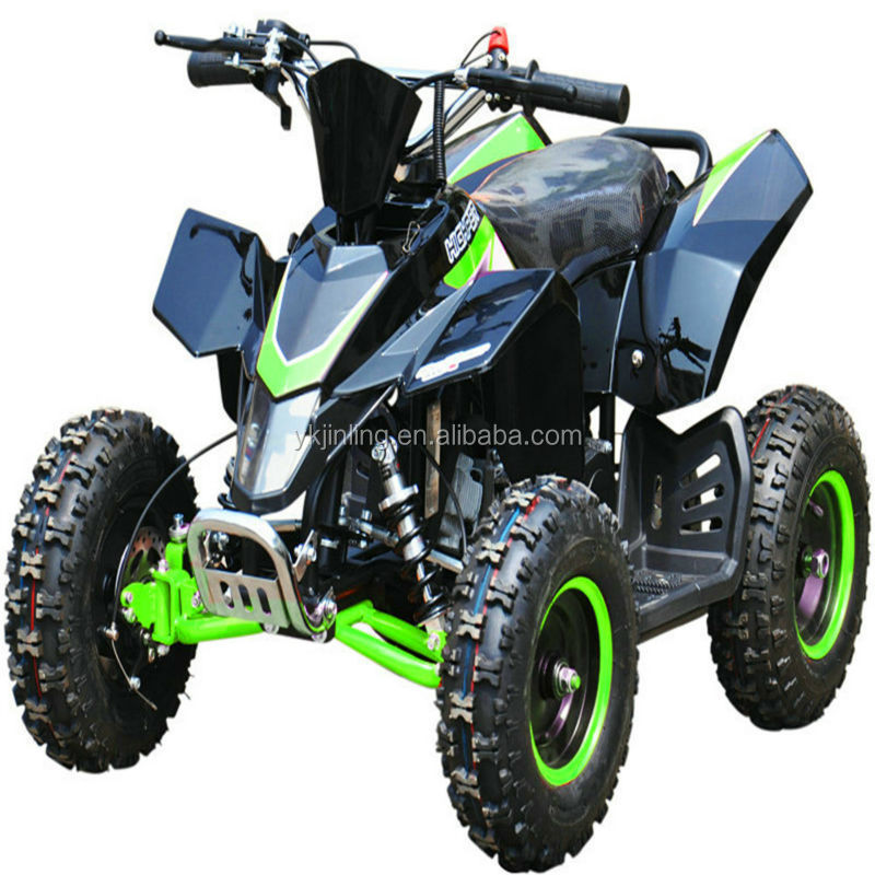 6inch 800W/36V brush motor off road 49cc mini quad bikes 4 wheeler electric atvs e utvs for kids