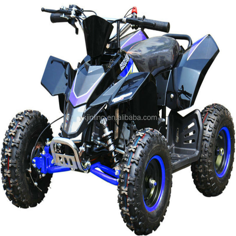 6inch 800W/36V brush motor off road 49cc mini quad bikes 4 wheeler electric atvs e utvs for kids