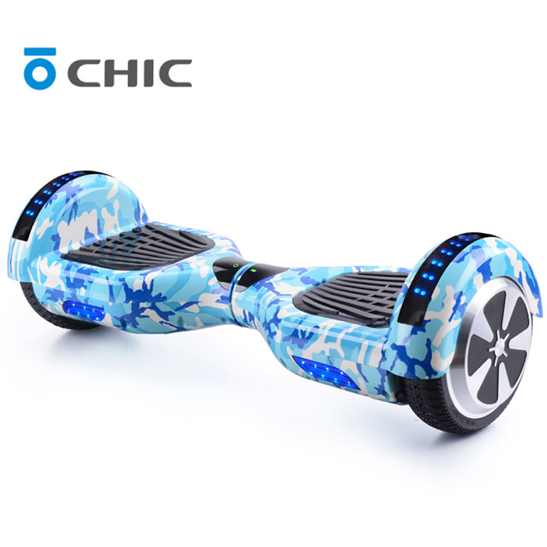 Most Popular Smart 2 Wheel Self Balance Standing Scooter 6.5 Inch Hover board With 200w Electric Motors