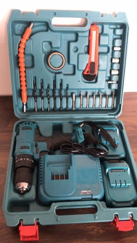 Electric Drill 13mm Chuck Rechargeable Cordless 21V Drilling Machine Economic Impact Drill set