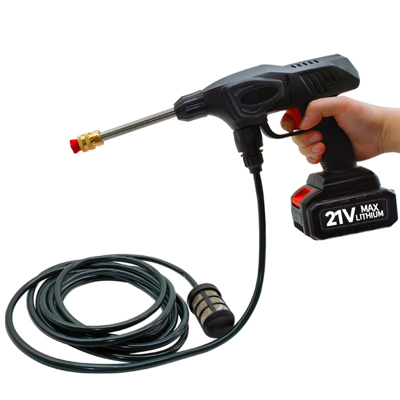 Portable Lithium Battery Snow Foam Gun For Car Wash 12V 24V high pressure gun wireless Electric cleaning machine car washer