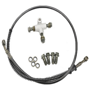 Hydraulic Brake Line Hose Tee Kit for Polaris Ranger Joyner 150cc 200cc 250cc ATV Quad UTV 4 Wheeler Go Kart Cart