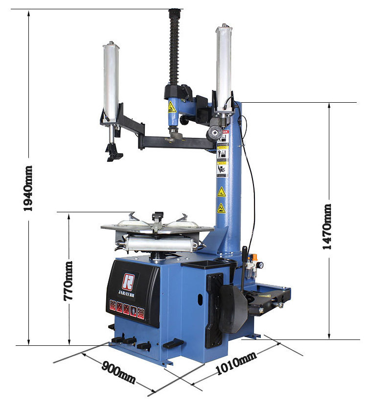 CE certLeft-handed independent auxiliary arm tire disassembly and assembly machine/tire replacement machine/tyre changer machine