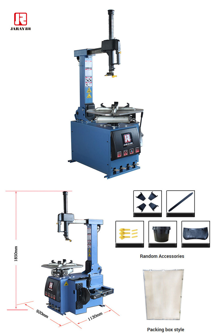 JARAY commercial vehicle use car tire changer machine and easy operate tire changing repair for tyre workshop use