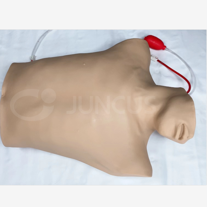 Stimulation model of central venipuncture and catheterization