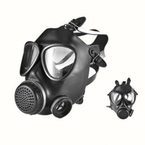 Reusable Full Face Breathing mask chemical respirator with double Self-priming filters chemical cartridge