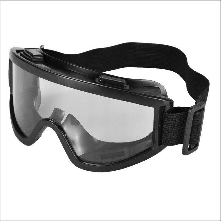 Safety goggles glasses with clear lens and valve ventilation heavy duty safety dust goggles transparent anti fog safety glasses