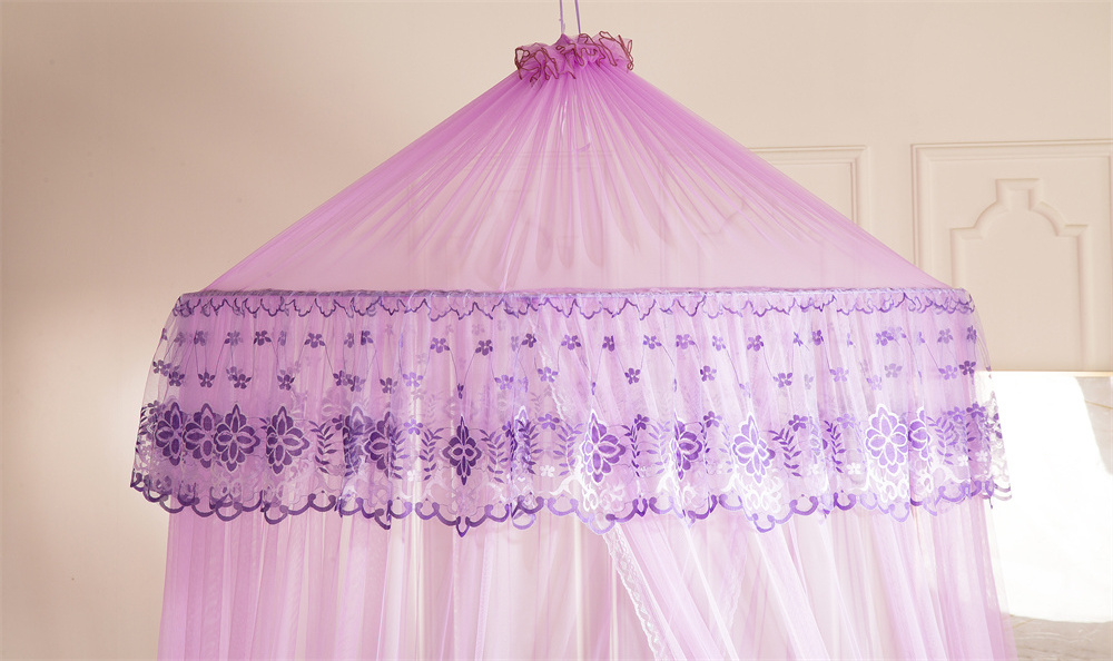 Fashionable Round Thickened And Densified Circular Ceiling Foldable Adults Hanging Mosquito Net