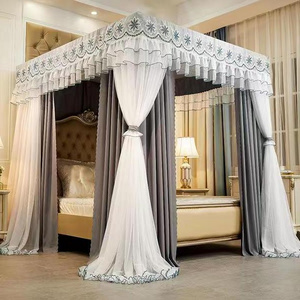 150*200 Luxury Double Layer Blackout Bed Curtain Umbrella Baby Mosquito Net