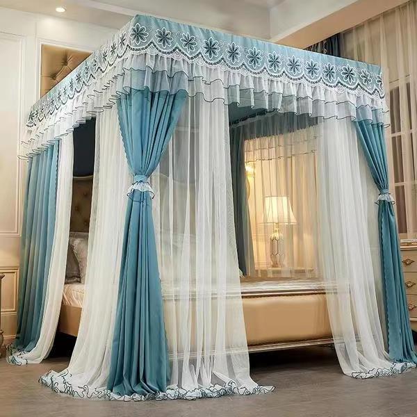 150*200 Luxury Double Layer Blackout Bed Curtain Umbrella Baby Mosquito Net