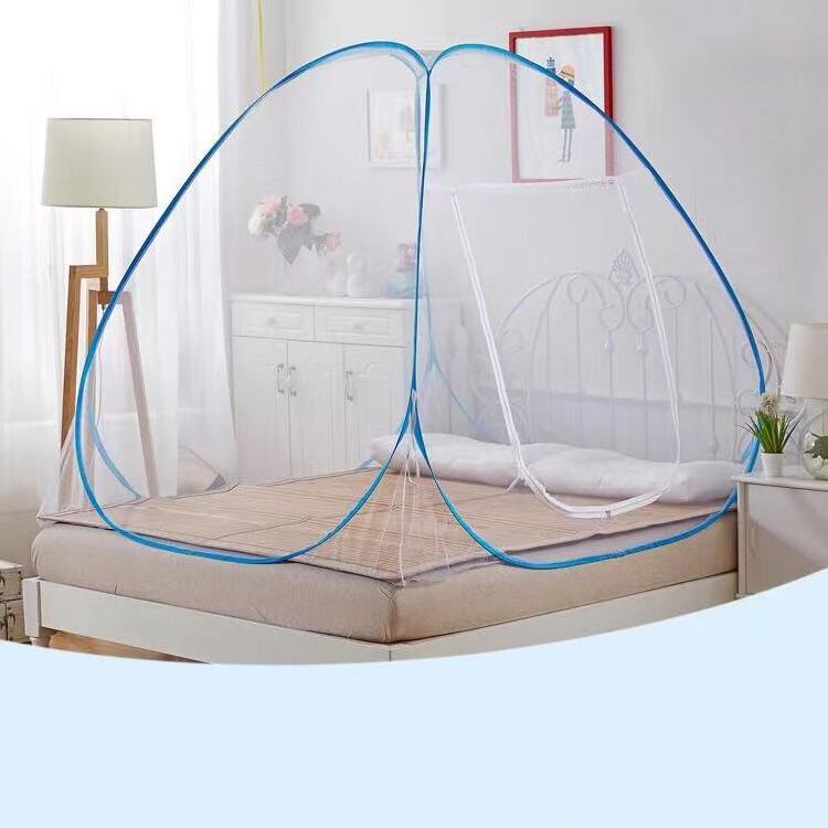 Home Outdoor Bed Canopy Foldable Mosquito Netting for Bed Hot Sale Portable Anti Mosquito Bites Camping Travel Summer Adults RXC