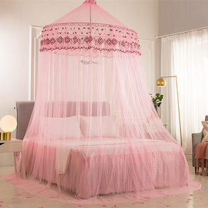 Fashionable Round Thickened And Densified Circular Ceiling Foldable Adults Hanging Mosquito Net