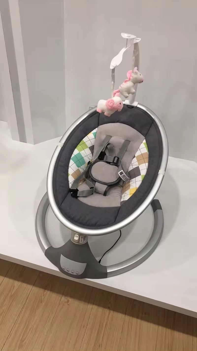 OEM 2024 New Design Baby Rocker Rocker Automatic Cradle Newborn Baby Rocker Electric Baby swings for 0-24month wholesale item