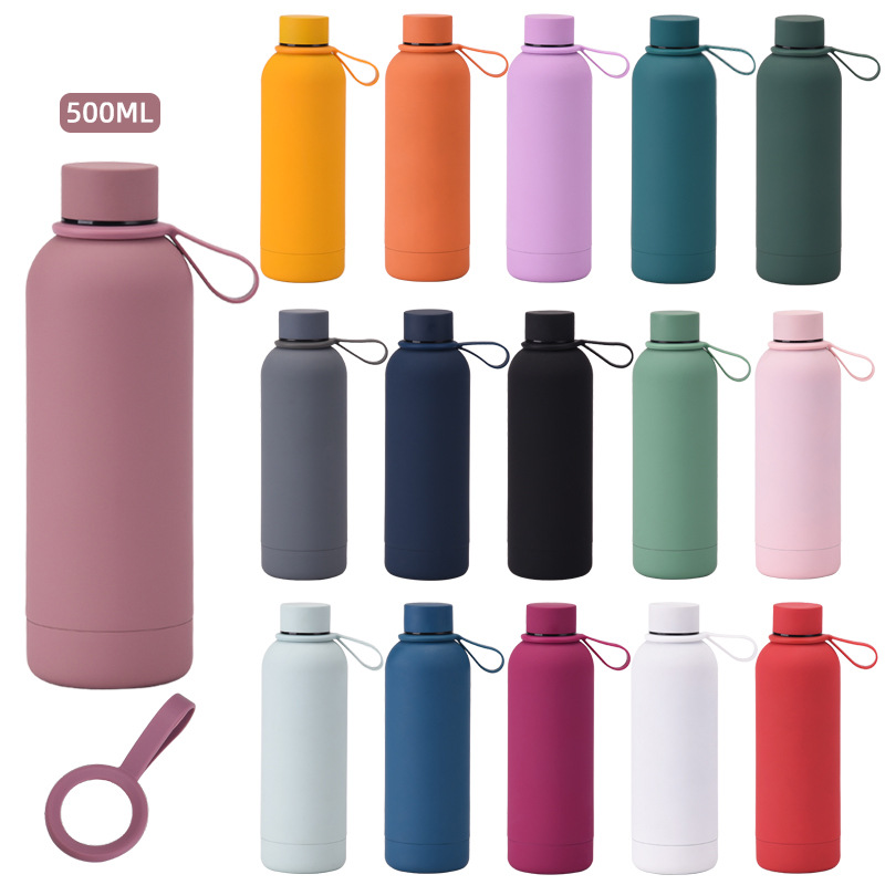 500ml 750ml Factory customization Travel Double Walled Vacuum Insulated Stainless Steel Sport Flask Flask Water Bottle