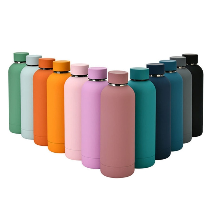 500ml 750ml Factory customization Travel Double Walled Vacuum Insulated Stainless Steel Sport Flask Flask Water Bottle