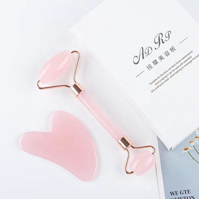 Special Resin Face Pulling Meridian Gua Sha board Tool Handheld Set Skin Care Gua Sha Facial Massage Roller