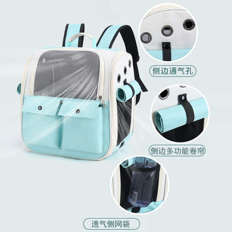 2024 Customize Airline Approved Waterproof Small Animals Carriers Dog Outdoor Backpack Pet Breathable Backpack