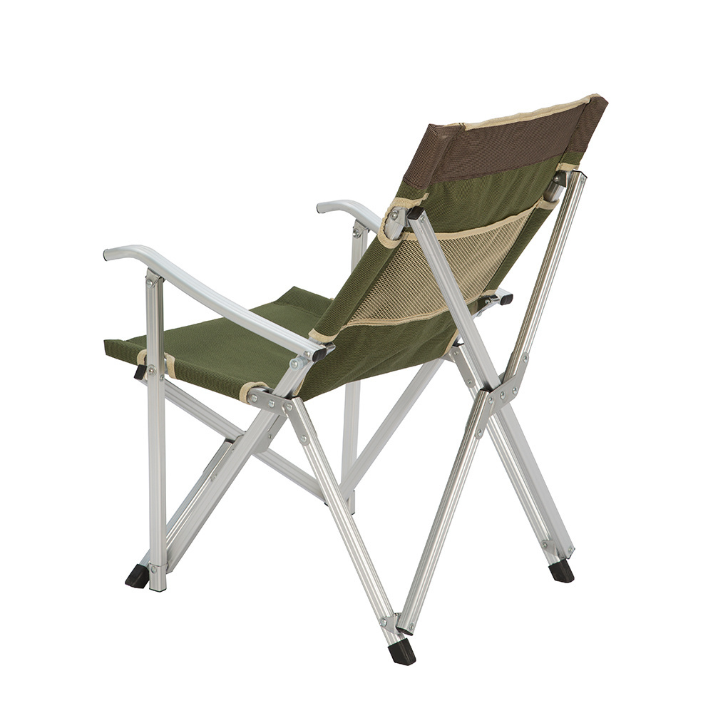 Outdoor heavy duty Aluminum camping fishing chair folding beach chair