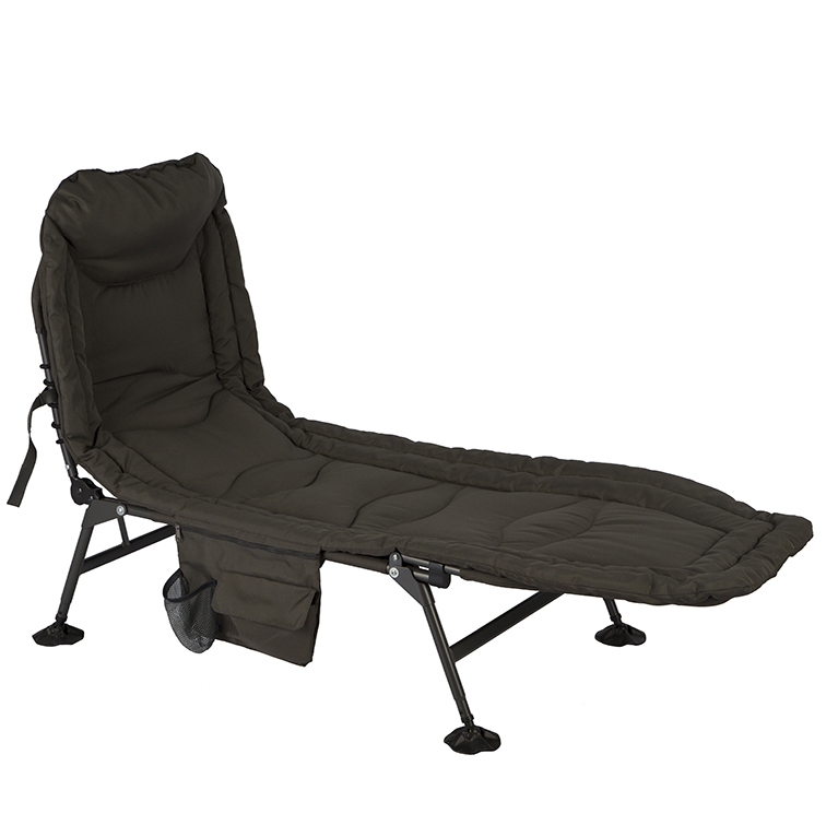 Outdoor camping adjustable folding cotton chaise lounge foldable chair bed