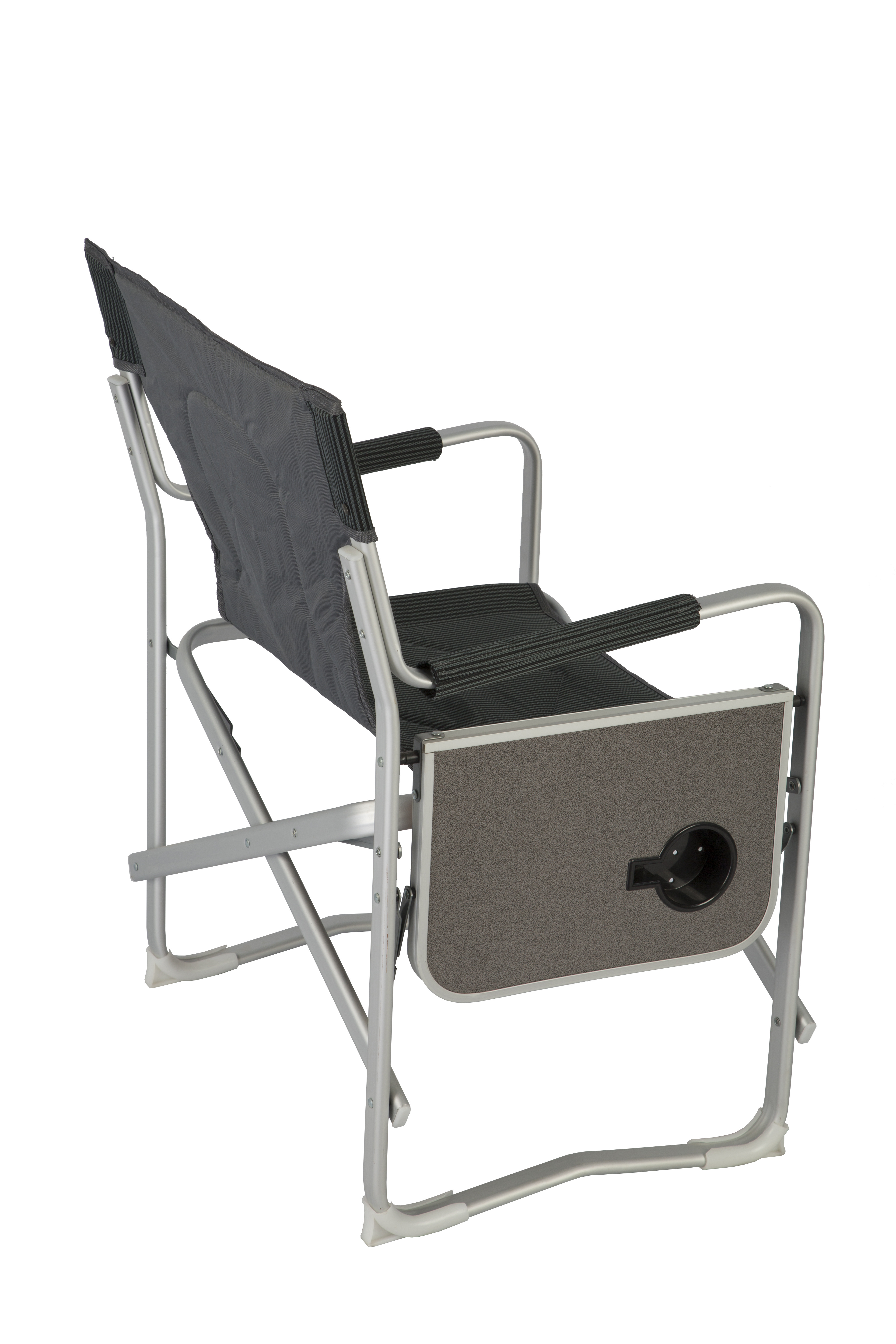 Makeup Office Aluminum Folding Director Chair With Side Tray for outdoor